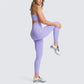 2 Piece Sports Bra and Leggings - (Light Blue)